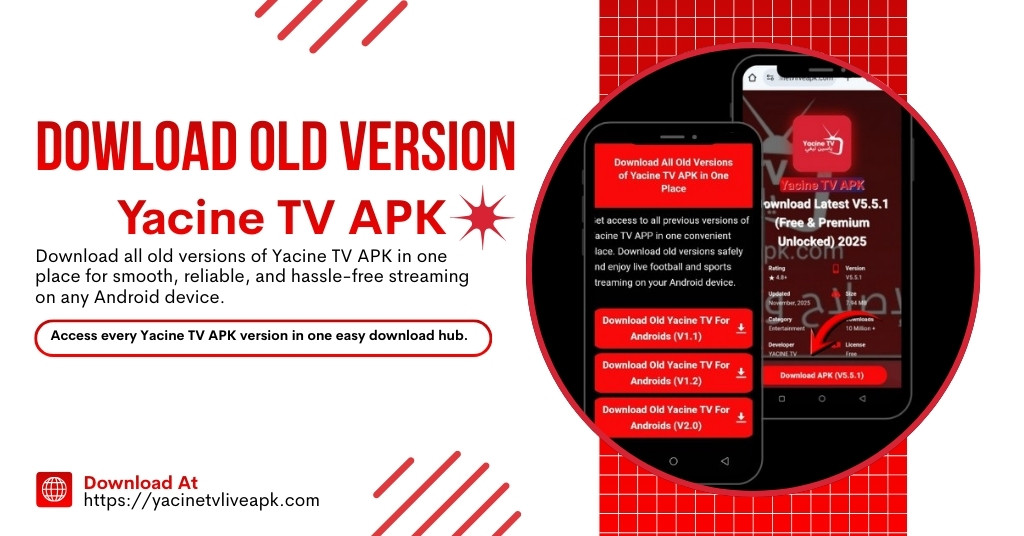 Old Versions APK 1 Download All Old Versions of Yacine TV APK